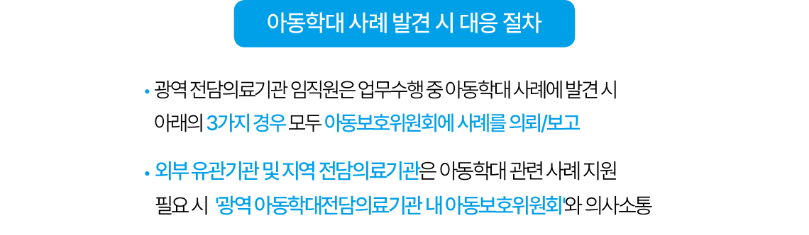 피해아동 발견 및 신고 대응절차1